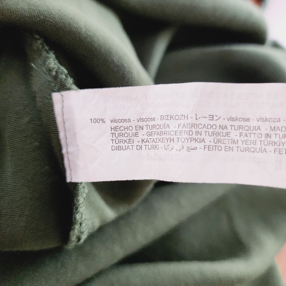 Zara Dark Green Midi Dress - Picture 13 of 14